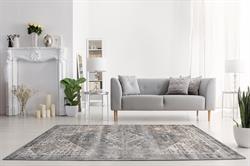 Vercai rugs Oregon Cream dark grey col Z431A